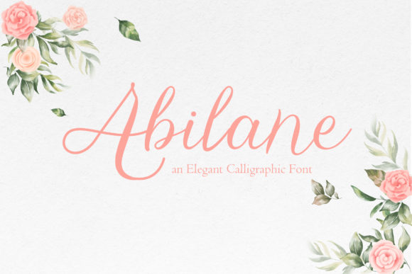 Abilane: An Elegant Calligraphic Font for Distinctive Design