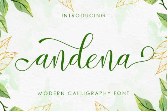 Andena: A Handwritten Font That Adds Personality Without Sacrificing Elegance