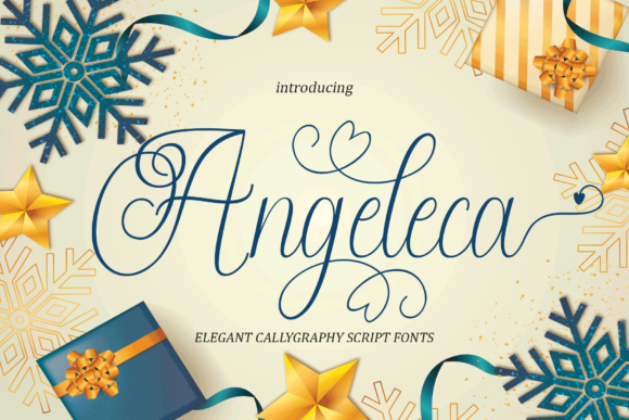 Angeleca: A Delicate Font for Personalized Design