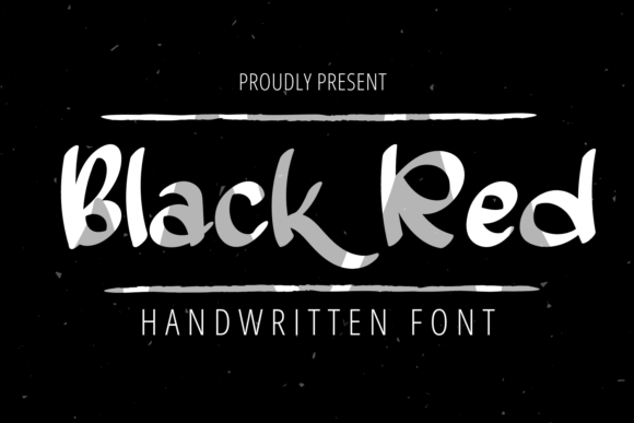 Black Red: The Bold and Friendly Handwritten Font for Your Creative Projects
