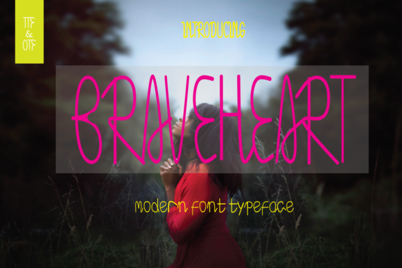 Braveheart: A Handwritten Font That Builds Friendly Connections