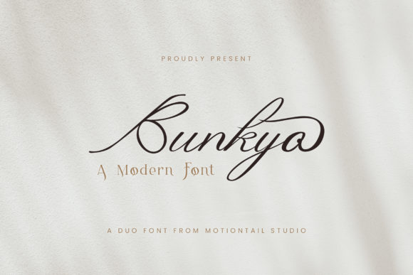 Bunkyo: A Flowing Duo Font That Balances Elegance and Warmth