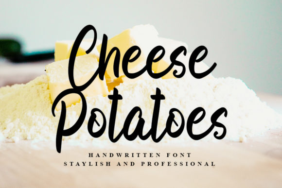 Cheese Potatoes: A Handwritten Font That Brings Strategy to Your Creative Projects