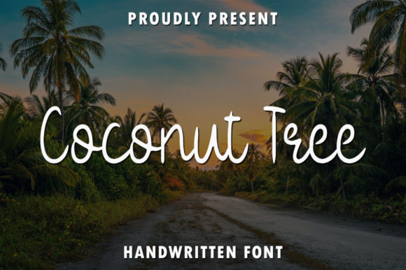 Coconut Tree: Integrating a Sweet and Delicate Handwritten Font into Your Creative Workflow