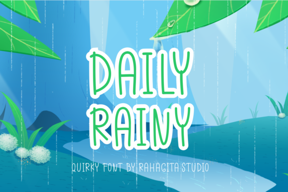Daily Rainy: The Handwritten Font That Brings Personality to Your Creative Projects