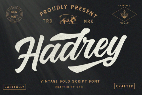Hadrey: The Vintage Handwritten Font That Brings Warmth and Character to Modern Design