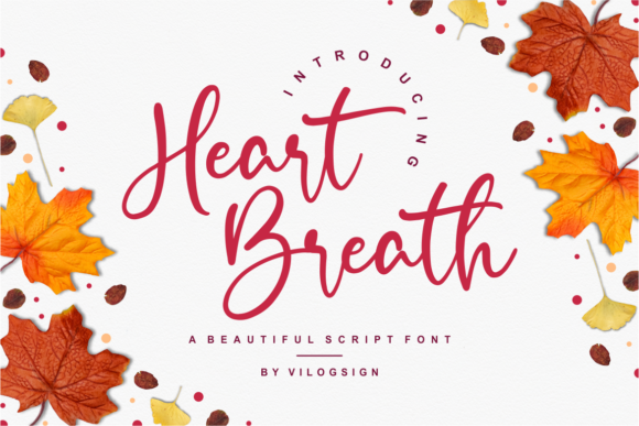 Heart Breath: A Beautiful Cursive Handwritten Font
