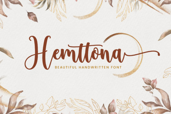 Hemttona: The Handwritten Font for Elegant Personalization