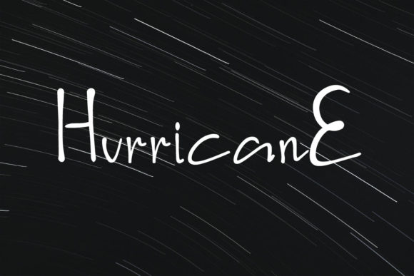 Hurricane: The Sweet and Delicate Handwritten Font for Romantic and Personalized Designs