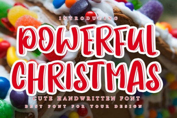 Introducing Powerful Christmas: A Bold Handwritten Font