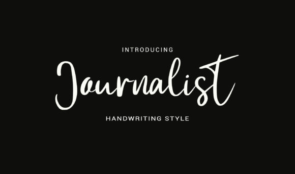 Journalist: A Flowing Handwritten Font for Modern Creatives