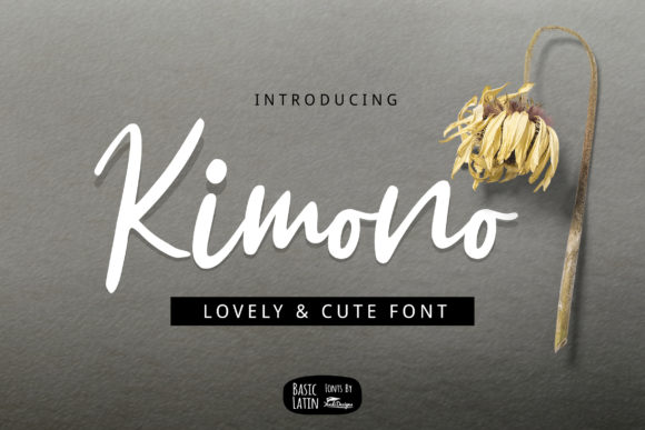 Kimono: A Relaxed Font for Creative Expression