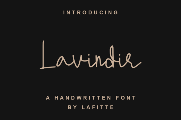 Lavindir: The Handwritten Font That Brings Quiet Character to Modern Design