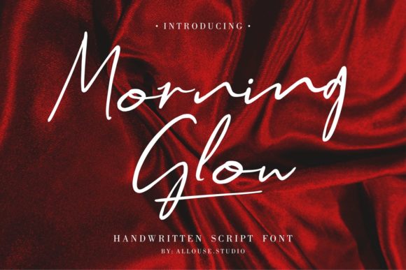 Morning Glow: A Handwritten Font That Adds Soul to Your Designs