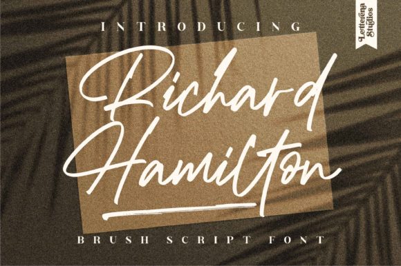 Richard Hamilton: A Handwritten Font for Professional Signature Taste