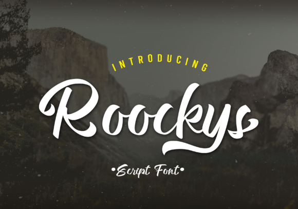 Roockys: The Art of a Bold and Fluid Handwritten Font