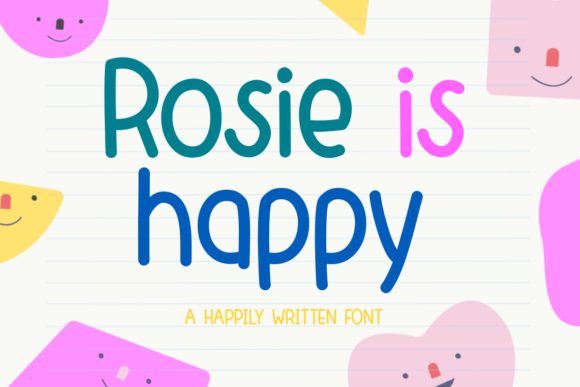 Rosie is Happy: A Versatile Handwritten Font for Modern Creatives