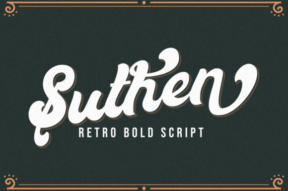 Suthen: The Retro Bold Handwritten Font for Strong Designs
