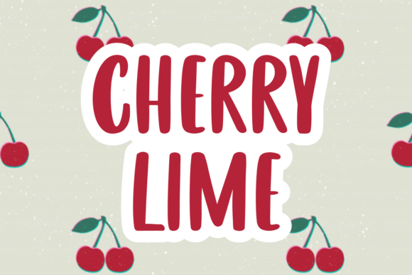 The Cherry Lime Font: A Bold Handwritten Tool for Versatile Design Execution