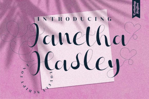 The Dancing Letters of Janetha Hasley: A Calligraphy Font for Modern Expression