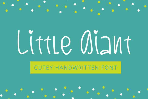 The Little Giant Font: Where Quirky Charm Meets Serious Versatility