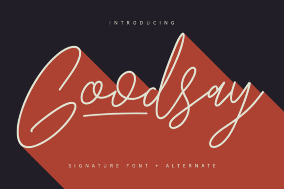 The Unmistakable Charm of Goodsay: A Handwritten Font That Elevates Every Design