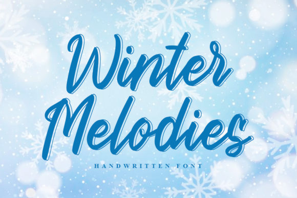 Winter Melodies: A Handwritten Font That Brings Warmth to Cold-Weather Designs
