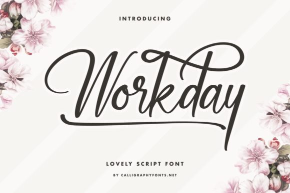 Workday Font: A Classic Handwritten Style for Modern Projects